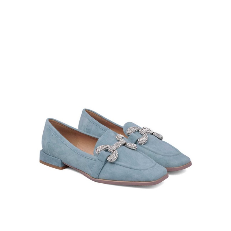 Mocassin Alma En Pena Ornament Bleu Femme | DAX-91624588